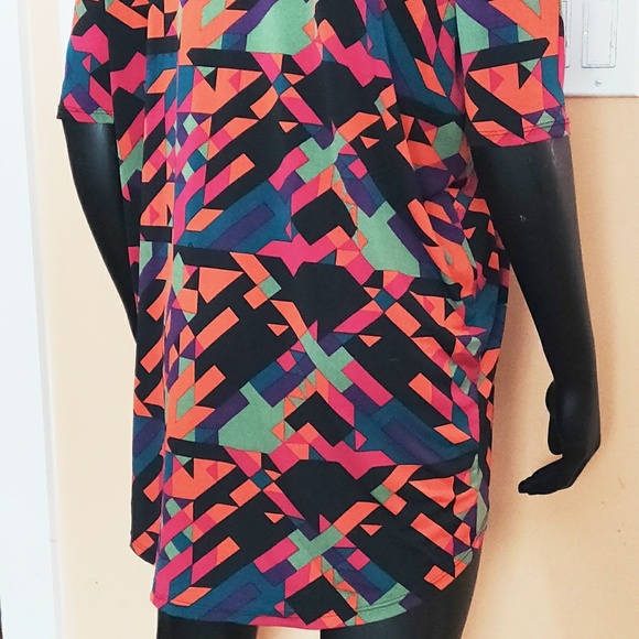 🗺️ Lularoe Small Irma Woman's Size 10-16 Polyester Spandex Stretchy Blend EUC - Picture 8 of 12
